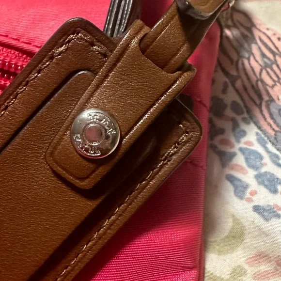 Tumi pink purse 10x9 1/2 - Picture 5 of 10